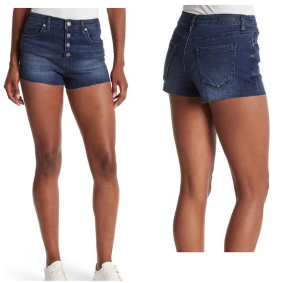 Blank NYC The Lenox Wherever You Go Button Front Hi Rise Shorts Size32 New/w tag - Picture 1 of 6